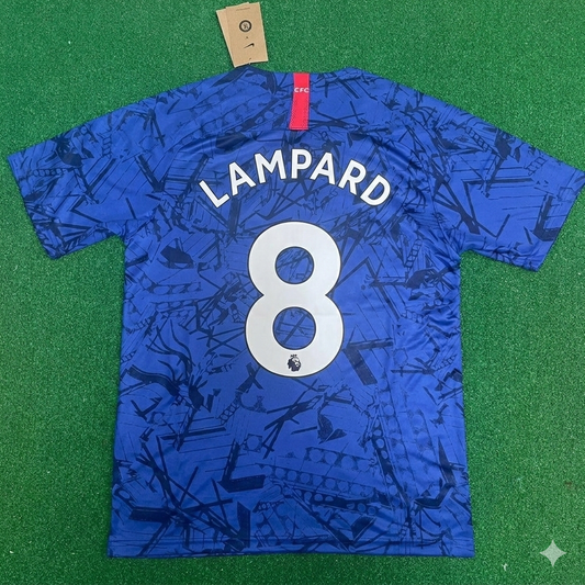 Frank Lampard #8 Chelsea Blue Retro Kit Jersey Trikot Maglia Maillot Soccer Shirt