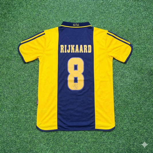 Frank Rijkaard Ajax Retro Yellow Football Jersey