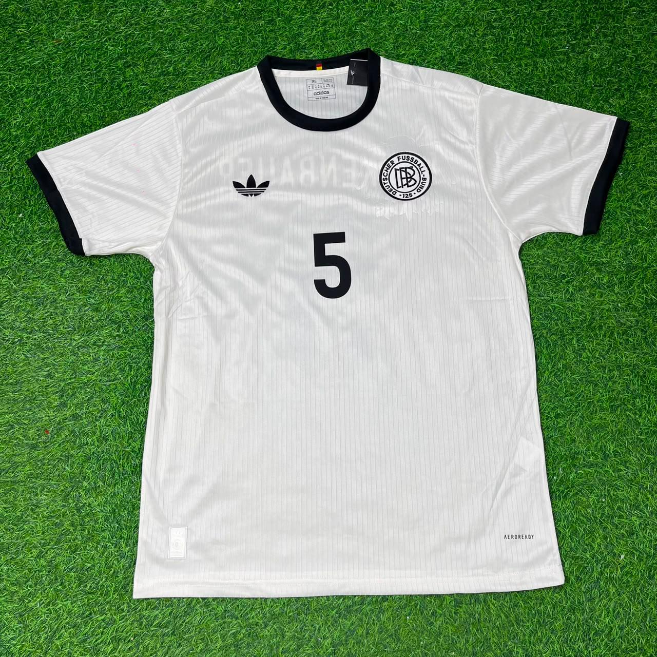 Franz Beckenbauer Deutschland 125 Jahre Sonderedition Weißes Germany Fußballtrikot