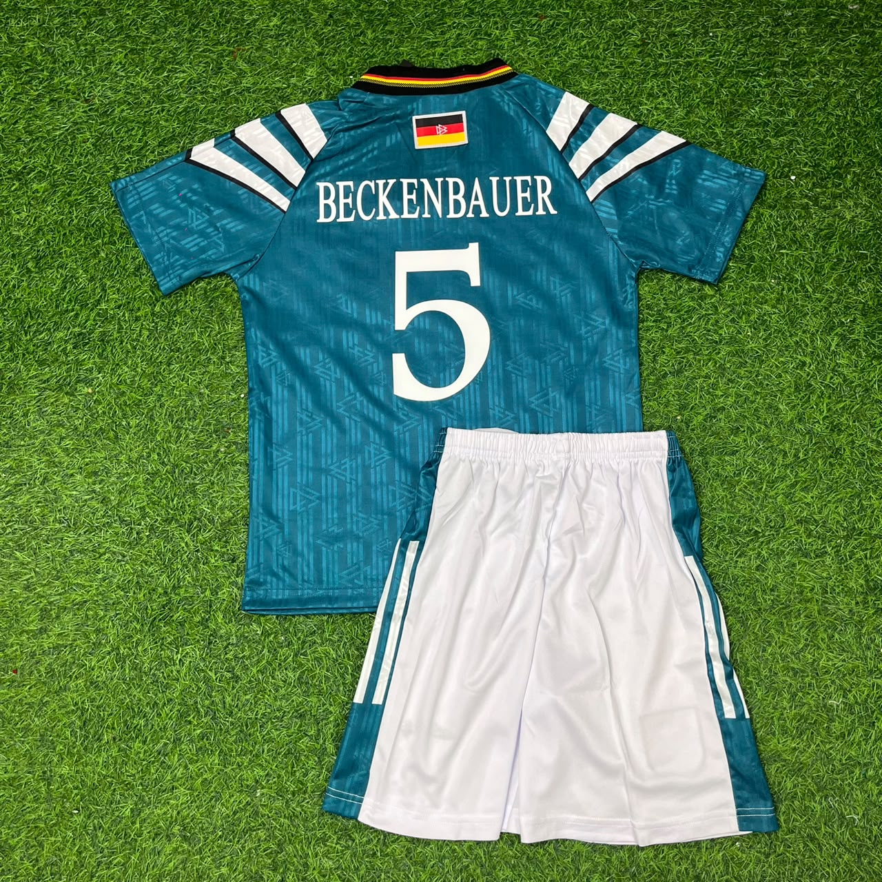 Franz Beckenbauer #5 Deutschland Retro Heim Kinder Fußballtrikot