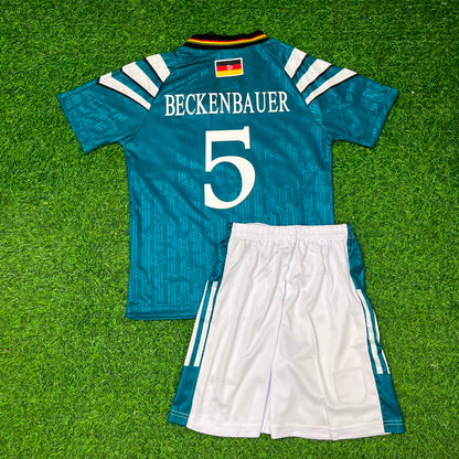 Franz Beckenbauer #5 Deutschland Retro Heim Kinder Fußballtrikot