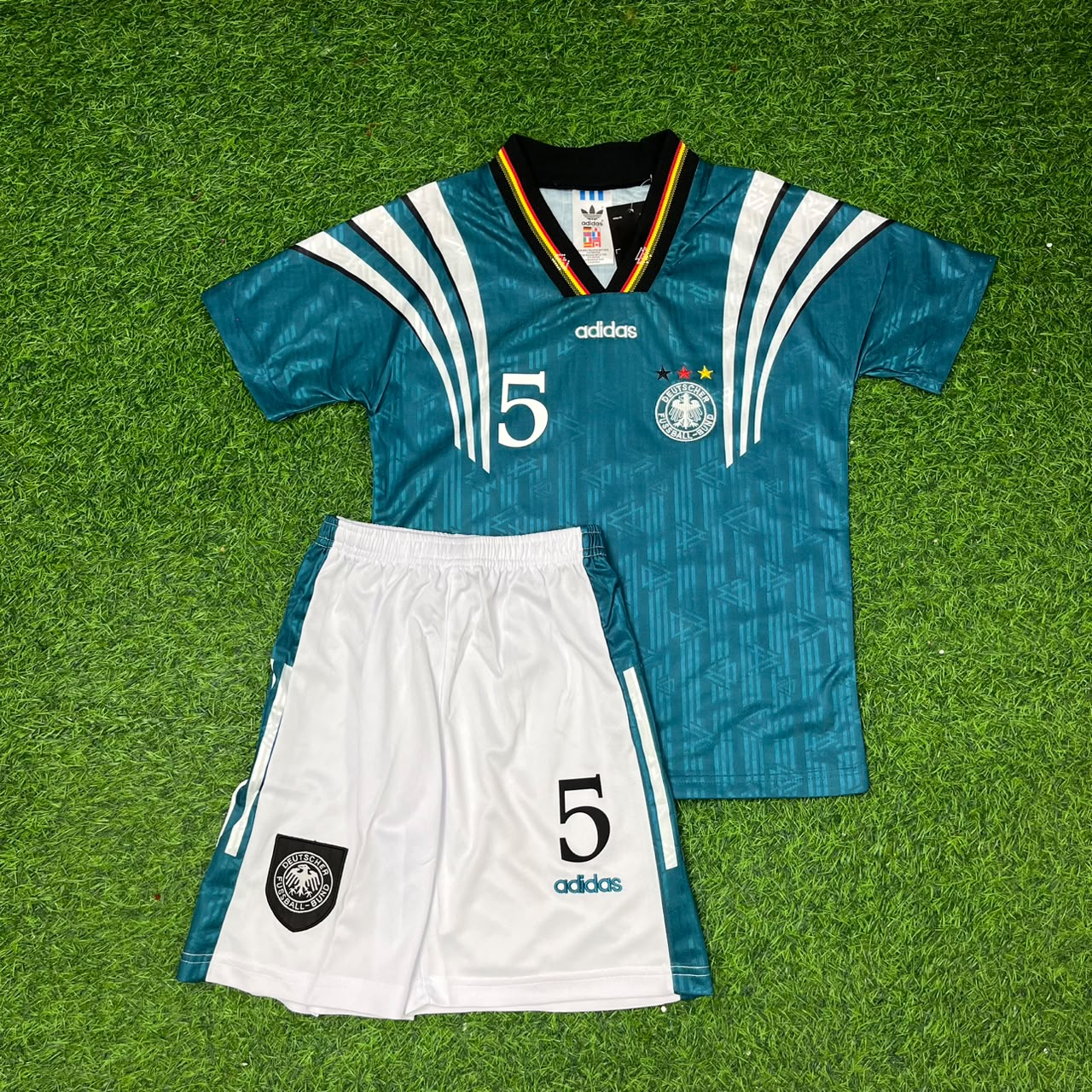 Franz Beckenbauer #5 Deutschland Retro Heim Kinder Fußballtrikot