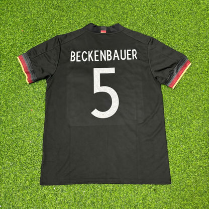 Franz Beckenbauer Germany Black Retro Football Jersey