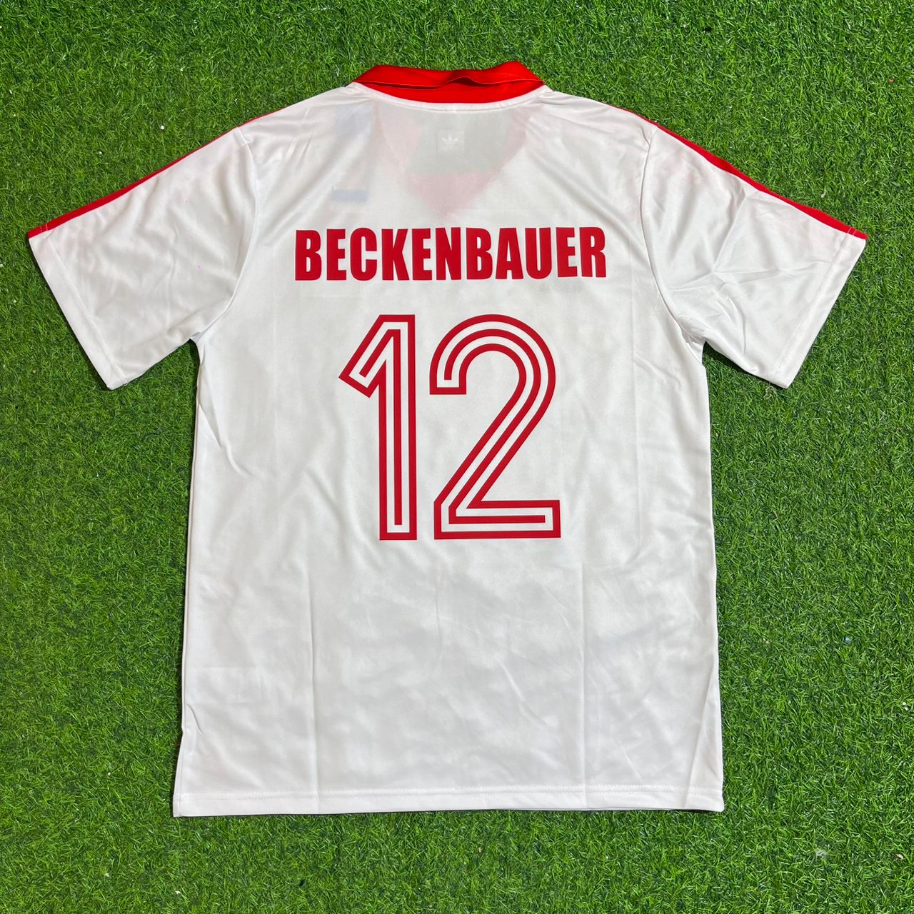 Franz Beckenbauer Hamburger SV Retro Heimtrikot 80-81 Rot Fußball Trikot