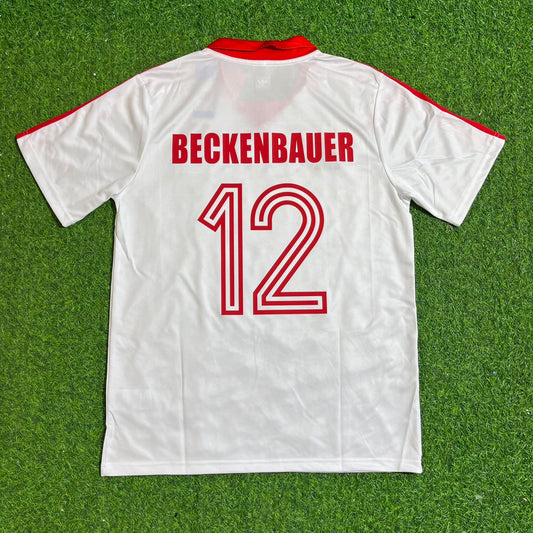 Franz Beckenbauer Hamburger SV Retro Heimtrikot 80-81 Rot Fußball Trikot
