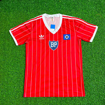 Franz Beckenbauer Hamburger SV Red Retro Fußballtrikot