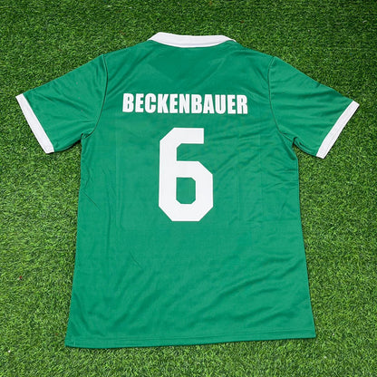Franz Beckenbauer New York Cosmos 1977-1980 Green Retro Football Jersey