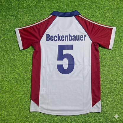 Franz Beckenbauer #5 FC Bayern München Auswärts Retro Fußballtrikot Grau