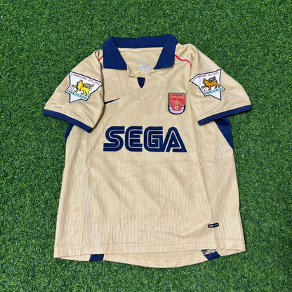 Fredrik Ljungberg #8 Arsenal 2001-2002 Away Golden Kids Retro Football Jersey