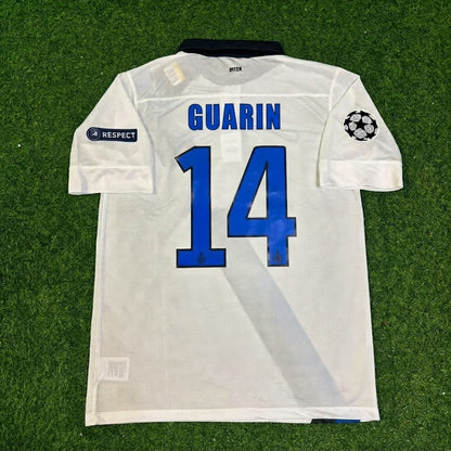 Fredy Guarín #14 Inter 2011/2012 White Away Jersey Trikot Maillot Maglia Soccer Shirt