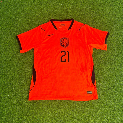 Frenkie de Jong Netherlands 2026 World Cup Home Oranje Football Jersey