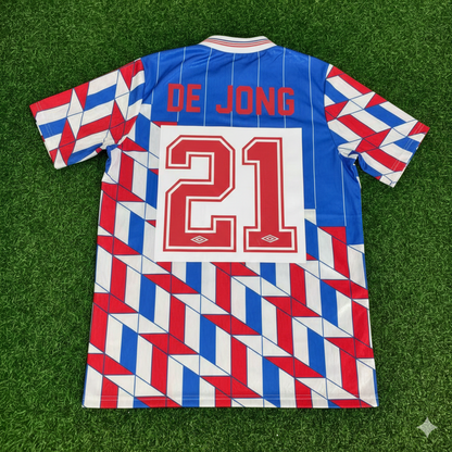 Frenkie de Jong Ajax Retro Legend Football Jersey Kit