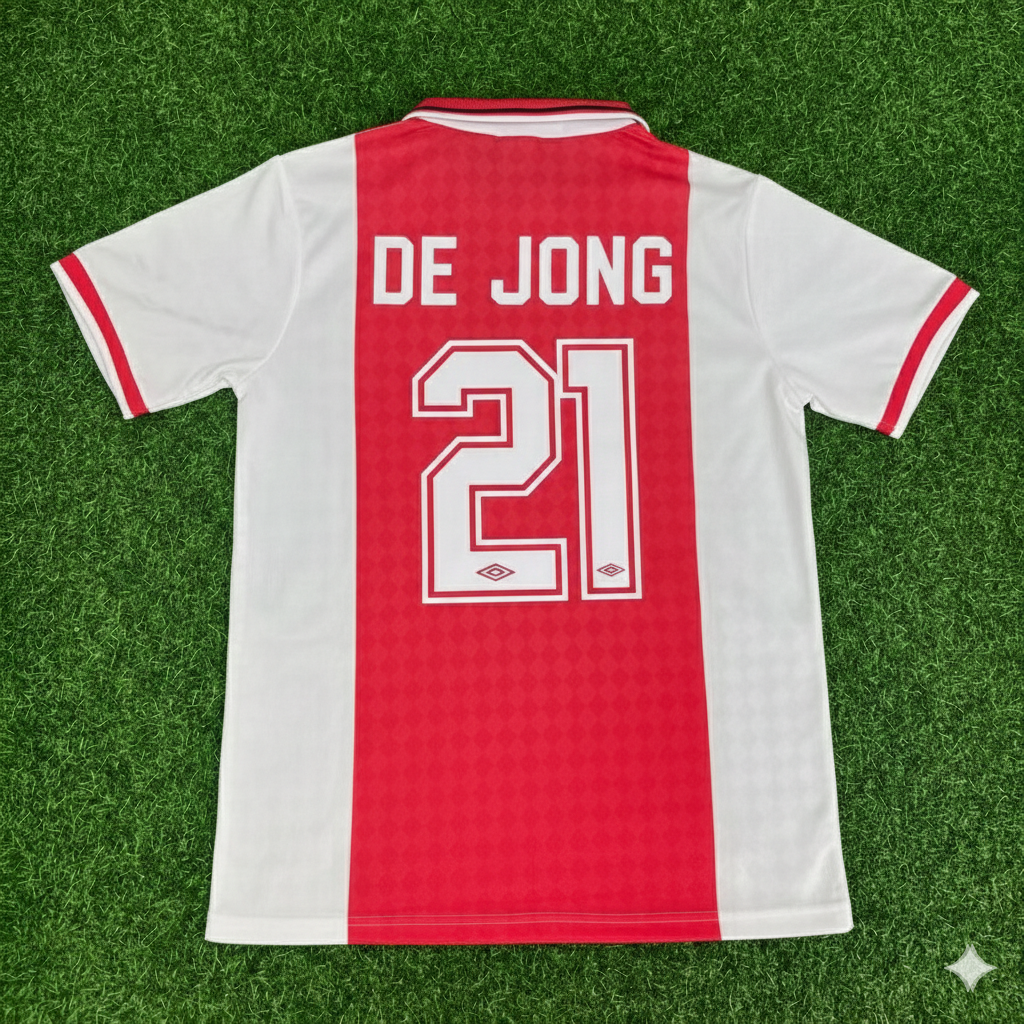 Frenkie de Jong AFC Ajax Retro Football Jersey