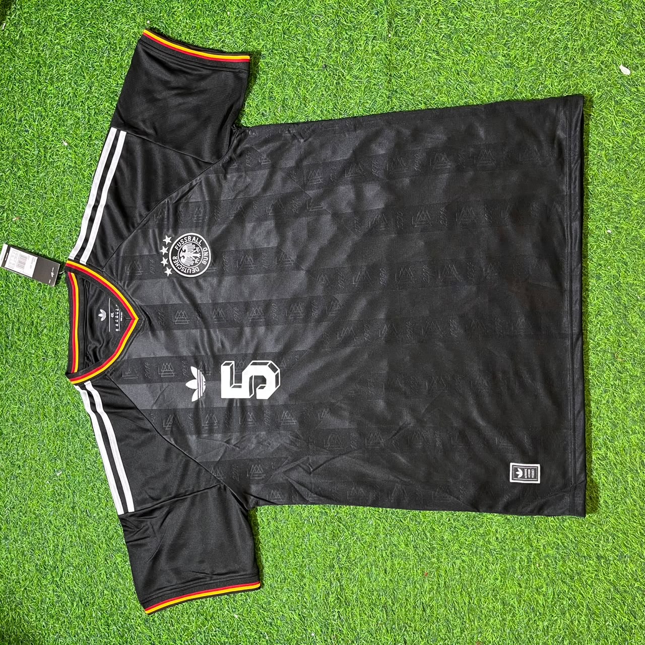 Franz Beckenbauer 5# Germany Black Retro Vintage Football Jersey