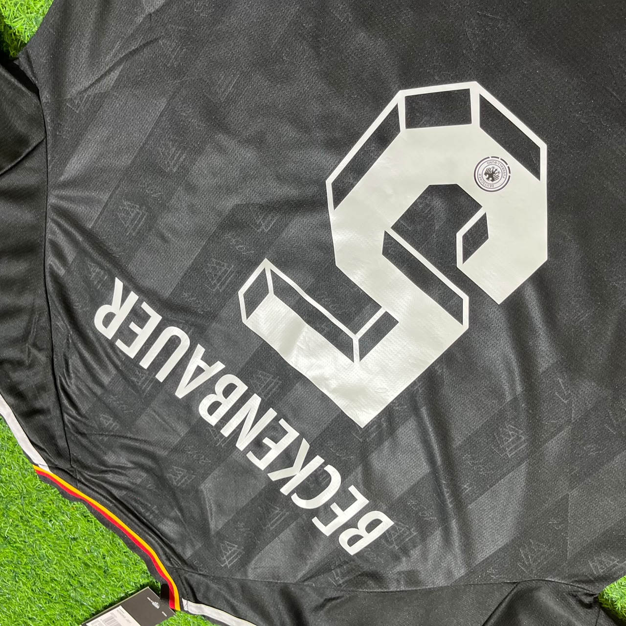 Franz Beckenbauer 5# Germany Black Retro Vintage Football Jersey