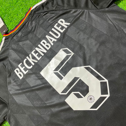 Franz Beckenbauer 5# Germany Black Retro Vintage Football Jersey