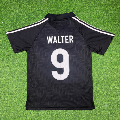 Fritz Walter Deutschland 1990 WM Schwarzes Retro Fußballtrikot