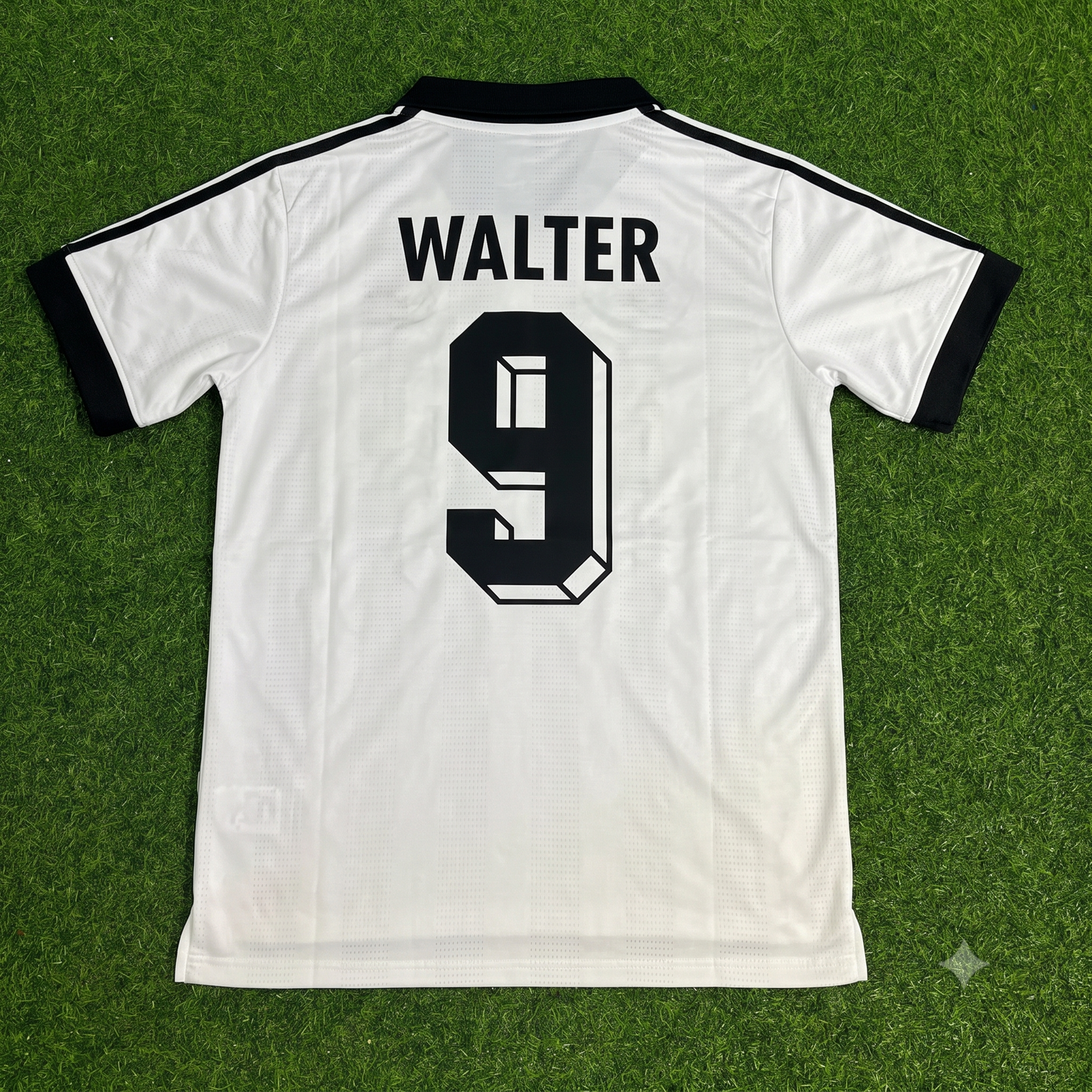 Fritz Walter Deutschland 1992 Retro Polo Fußballtrikot