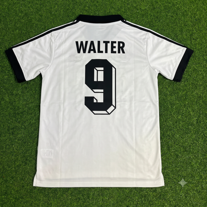 Fritz Walter Deutschland 1992 Retro Polo Fußballtrikot