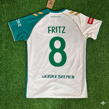 Clemens Fritz Werder Bremen Anniversary Trikot Jersey Maillot Soccer Shirt