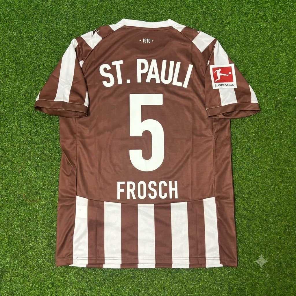 Walter Frosch FC St. Pauli Commemorative Football Jersey Trikot Maillot