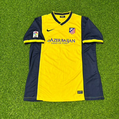 Gabi #14 Atlético Madrid 2013-2014 Away Yellow Football Jersey
