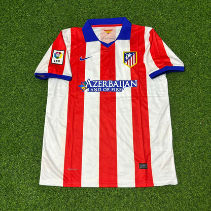 Gabi #14 Atlético Madrid 2014 Champions League Final Retro Football Jersey