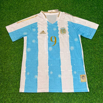 Gabriel Batistuta Argentina Commerative Anniversary Football Jersey Trikot Maillot