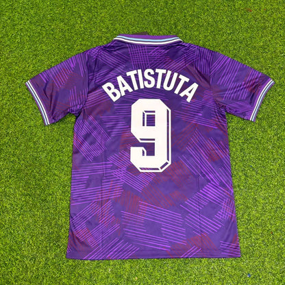 Maillot de football rétro domicile de la Fiorentina, saison 1992/1993