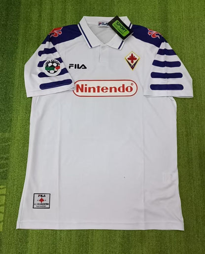 Gabriel Batistuta – Fiorentina 1998/1999 Retro Jersey – | Trikot | Maillot Soccer Shirt