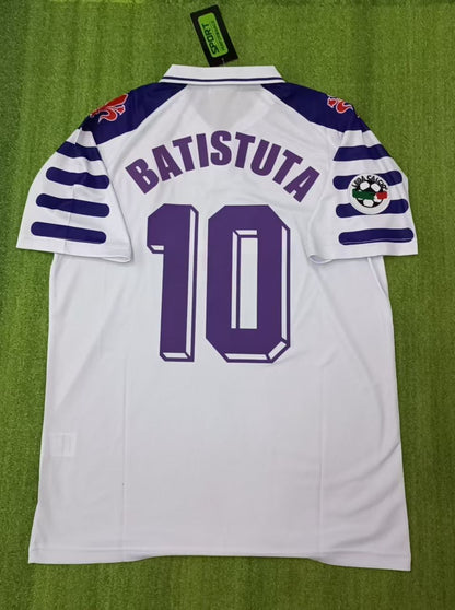 Gabriel Batistuta – Fiorentina 1998/1999 Retro Jersey – | Trikot | Maillot Soccer Shirt