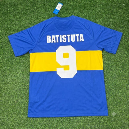 Maillot commémoratif de football rétro Gabriel Batistuta Boca Juniors