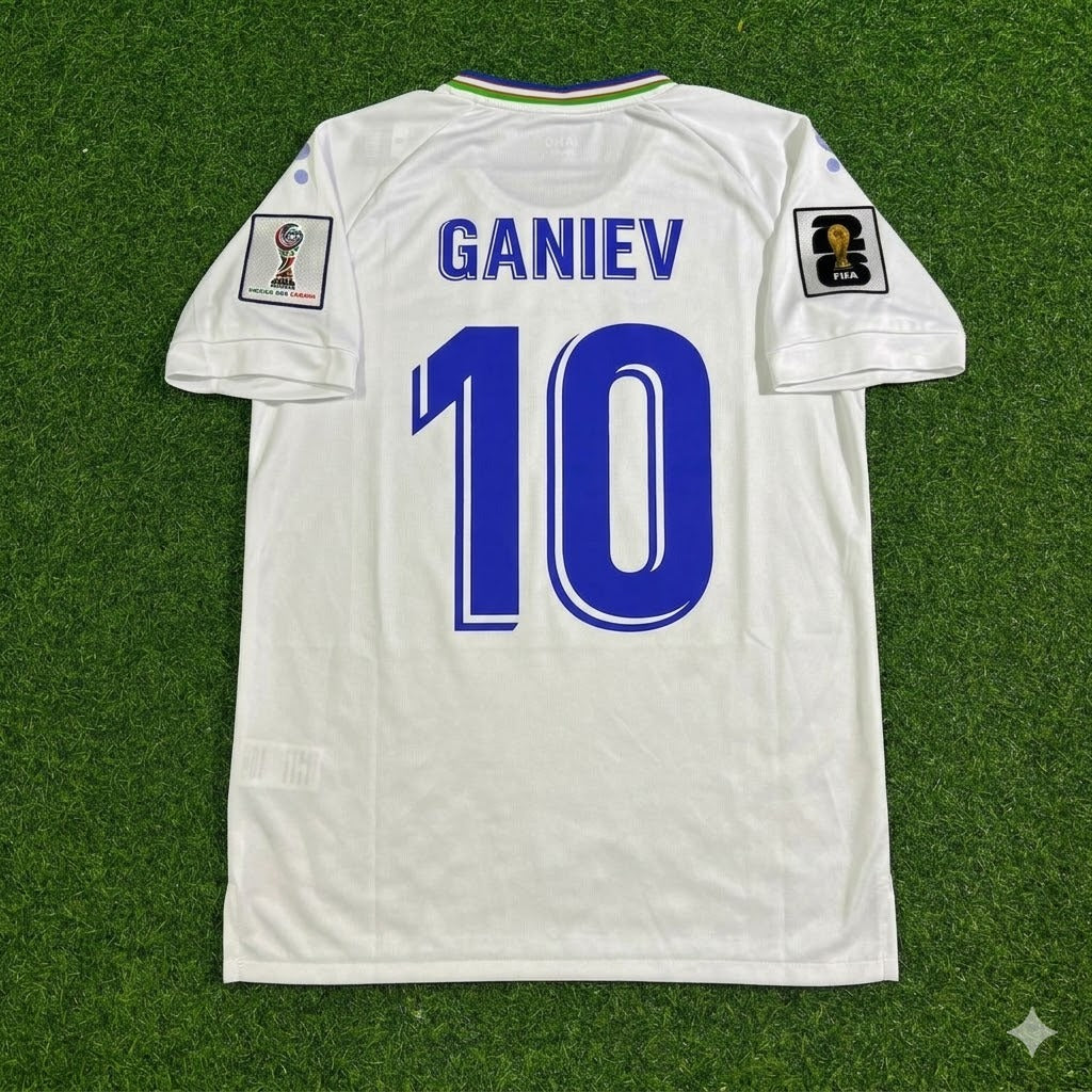 Aziz Ganiev Uzbekistan 2026 World Cup Football Jersey