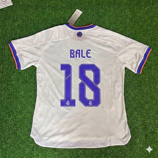 Gareth Bale 18- Real 2021/2022 Champions League Final White Jersey