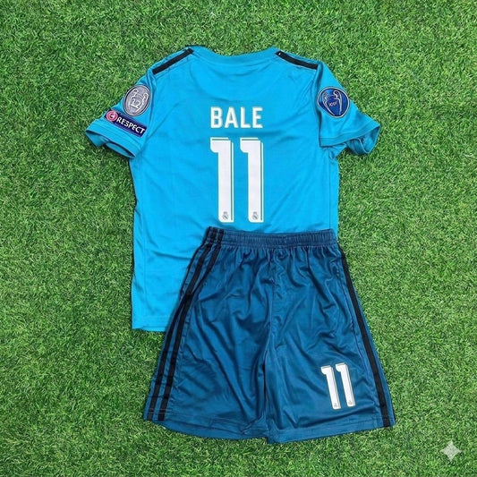 Gareth Bale 11- Real Madrid 2017 /2018 Kids Kit Jersey Soccer Shirt KinderTrikot