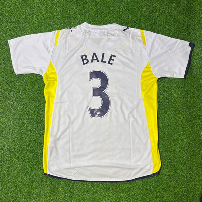 Gareth Bale Tottenham 2009–2010 White Retro Football Jersey Kit