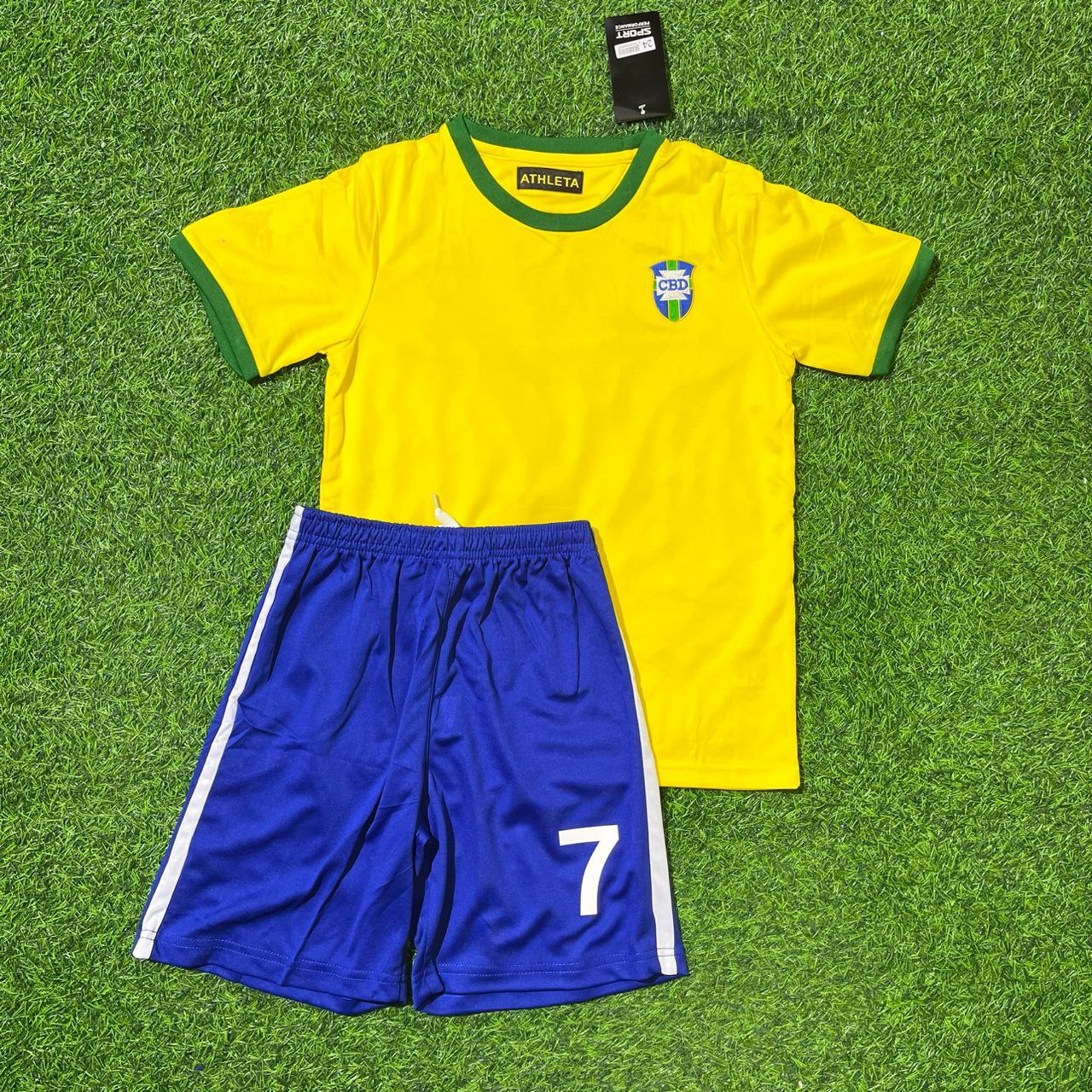 Garrincha Brazil World Cup Kids Football Jersey