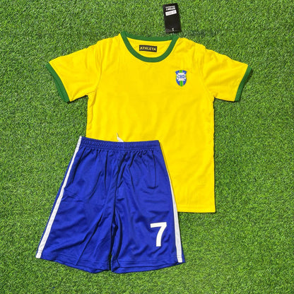 Garrincha Brazil World Cup Kids Football Jersey