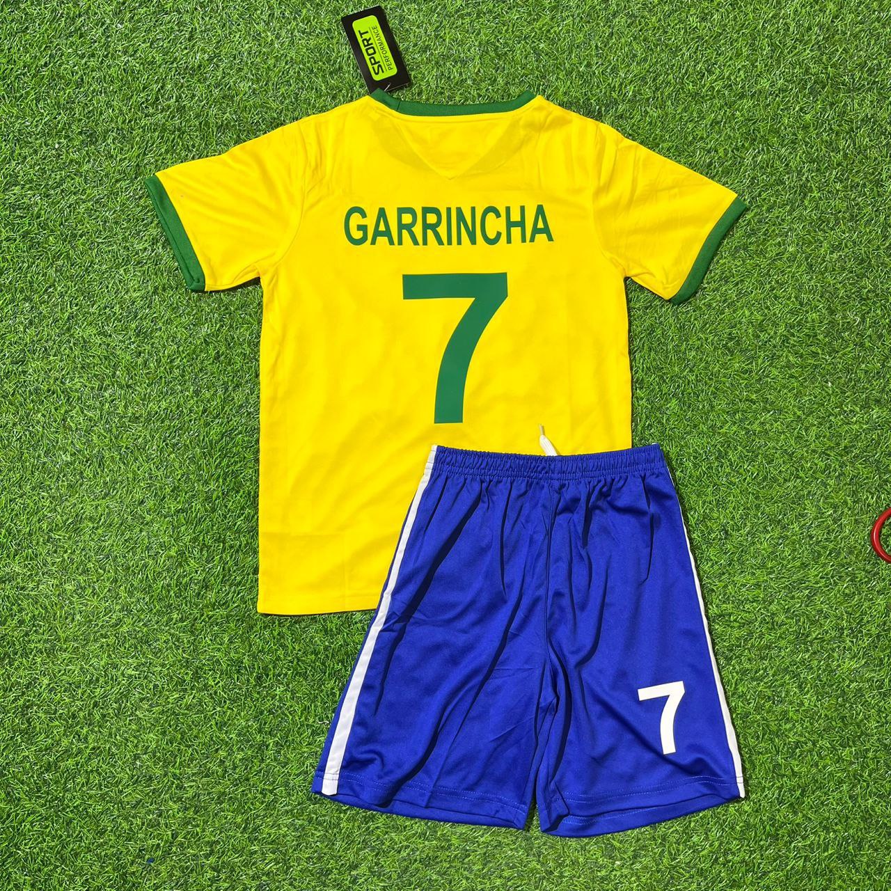 Garrincha Brazil World Cup Kids Football Jersey