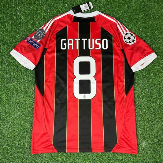 Filippo Inzaghi – AC Milan Home Retro Kit Jersey – | Trikot | Maillot Soccer Shirt