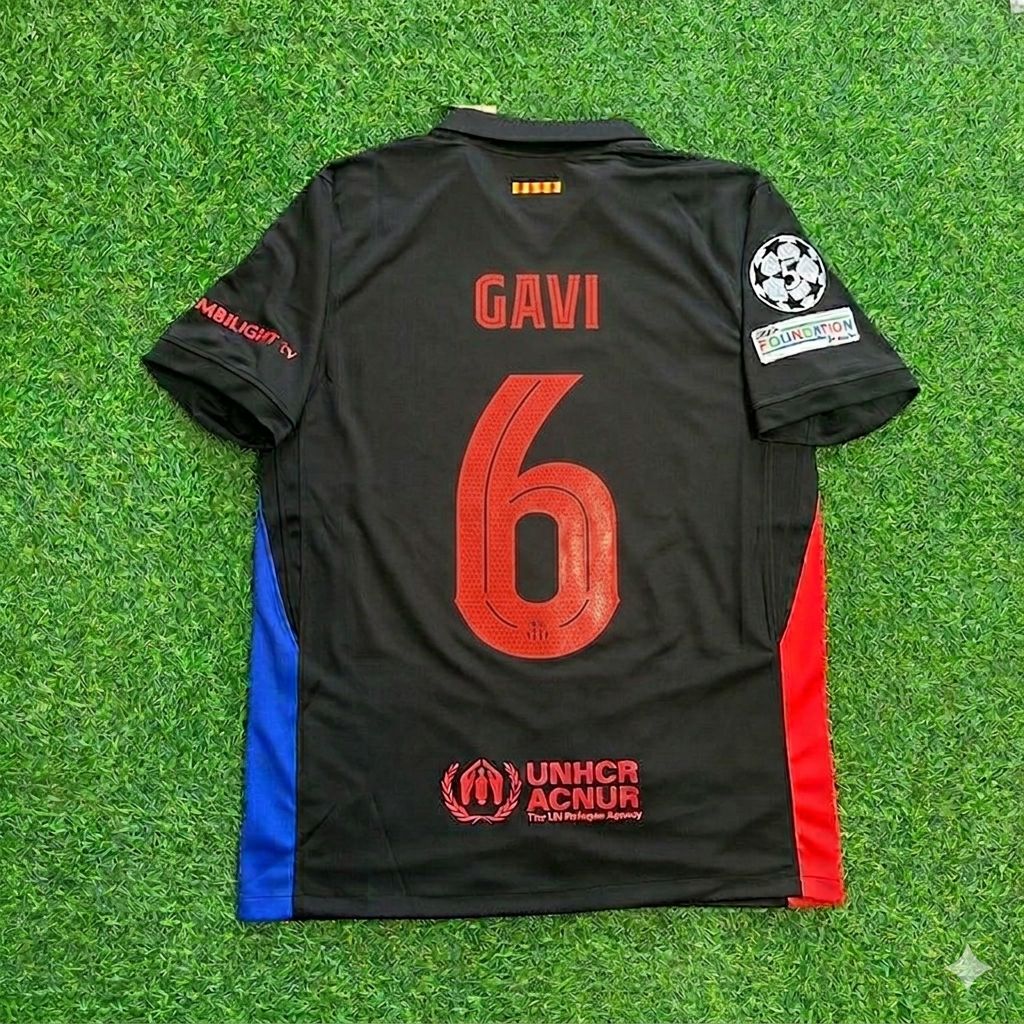 Gavi #6 Barcelona Jersey Maillot Trikot Camiseta Soccer Shirt