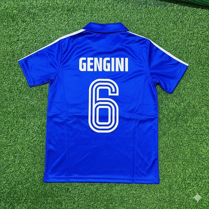 Bernard Genghini France 1982 World Cup Retro Football Jersey Retro Trikot
