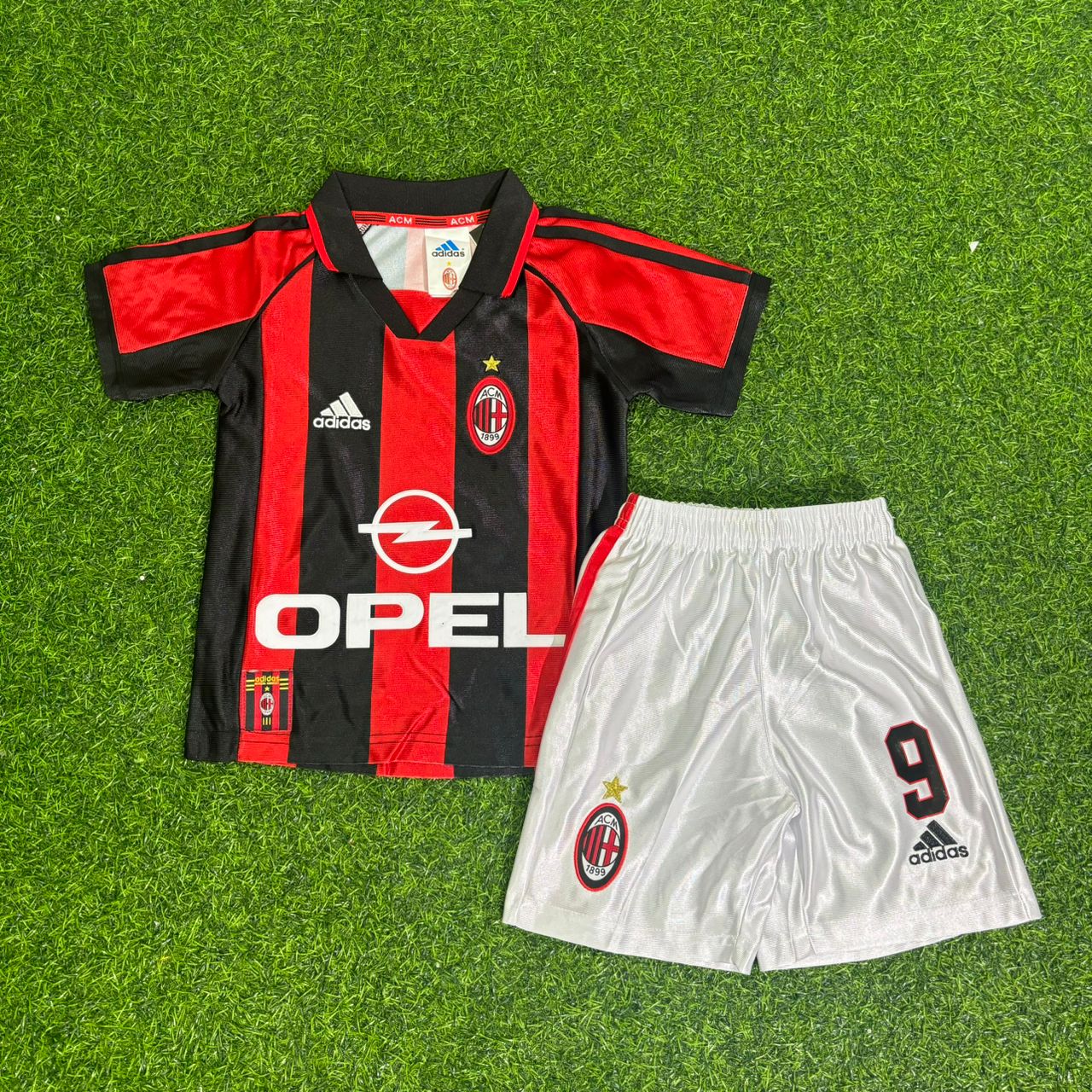 George Weah AC Milan 1998/1999 Retro KIDS Football Jersey
