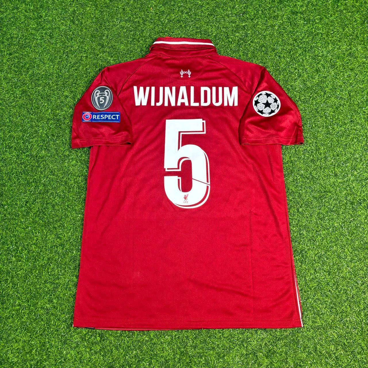 Georginio Wijnaldum Liverpool 2019 CL Final Retro Kit Jersey Trikot Maillot Maglia