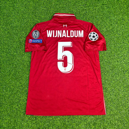 Georginio Wijnaldum Liverpool 2019 CL Final Retro Kit Jersey Trikot Maillot Maglia