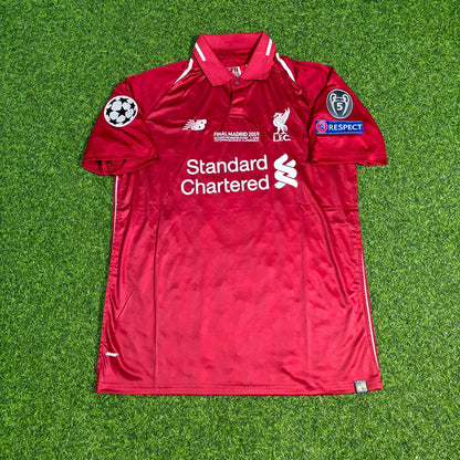 Georginio Wijnaldum Liverpool 2019 CL Final Retro Kit Jersey Trikot Maillot Maglia