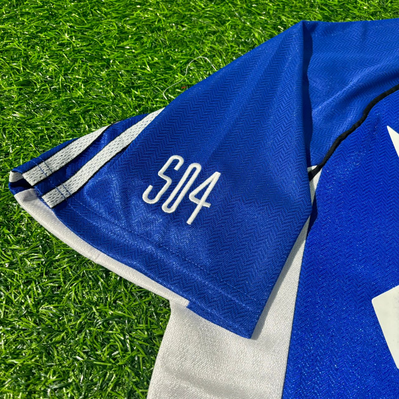 FC Schalke 04 1998 2000 Blaues Heimtrikot Fußball Retro Trikot