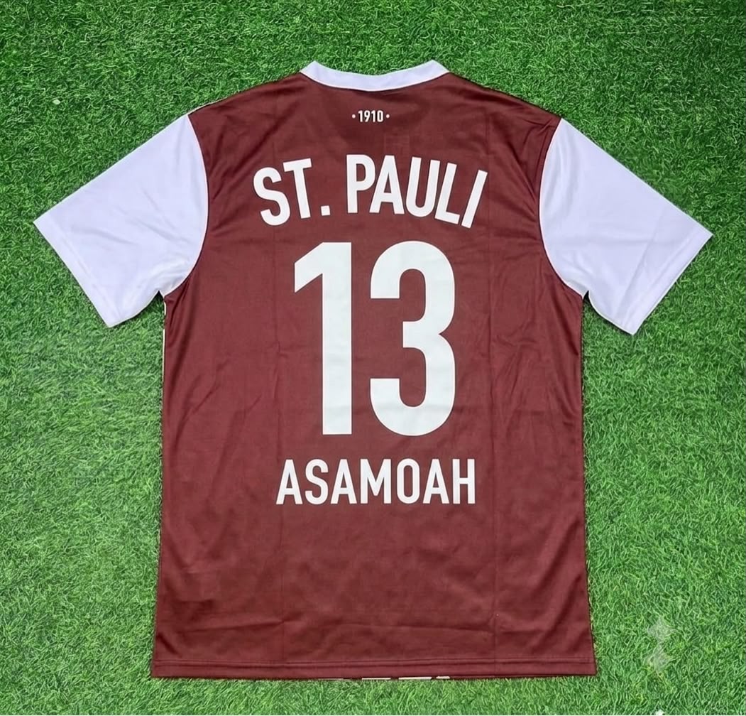 Gerald Asamoah FC St. Pauli Auswärts Special Retro Fußballtrikot