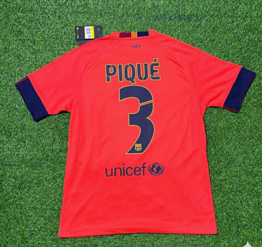Gerard Pique 3-Barcelona 2014 Kit Season Retro Trikot Maillot Jersey