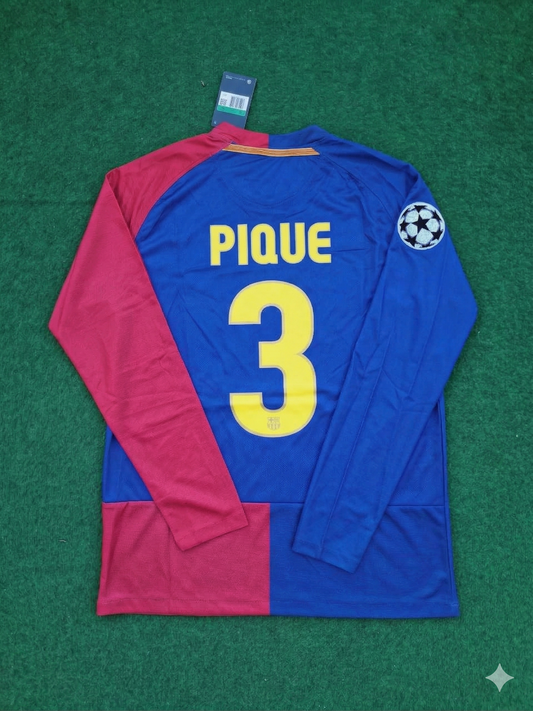 Gerard Pique Barcelona 2009 Champions League Final Retro Jersey